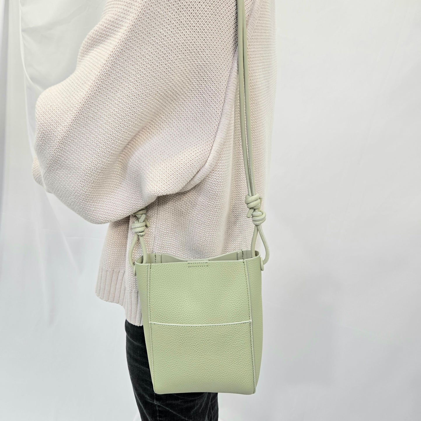 Korea Soft Pebble Leather Phone Bag