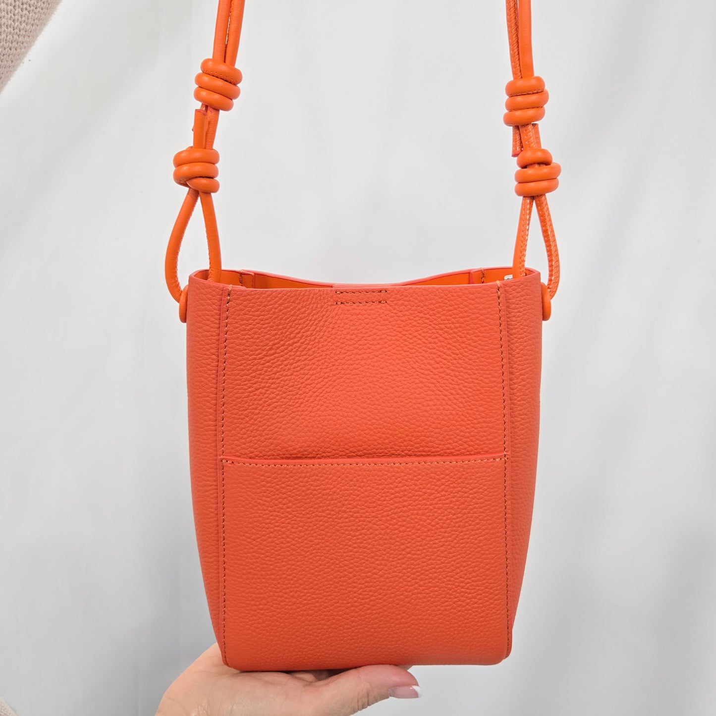 Korea Soft Pebble Leather Phone Bag