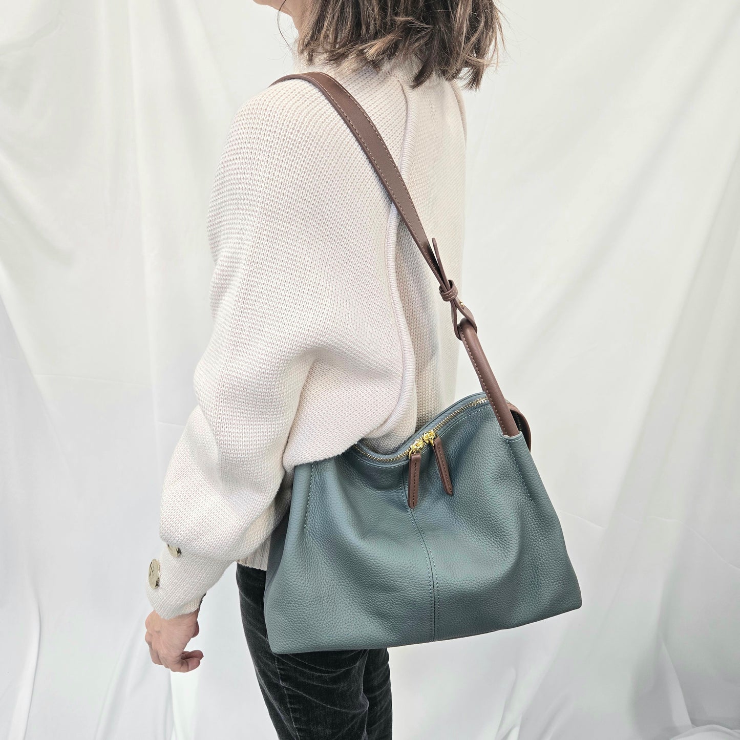 Korea Soft Pebble Leather Lindy Bag