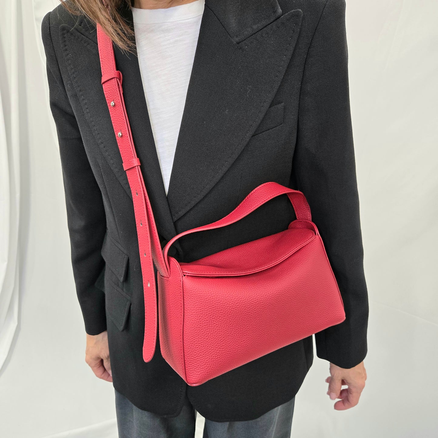 Korea Soft Pebble Leather Shoulder Bag