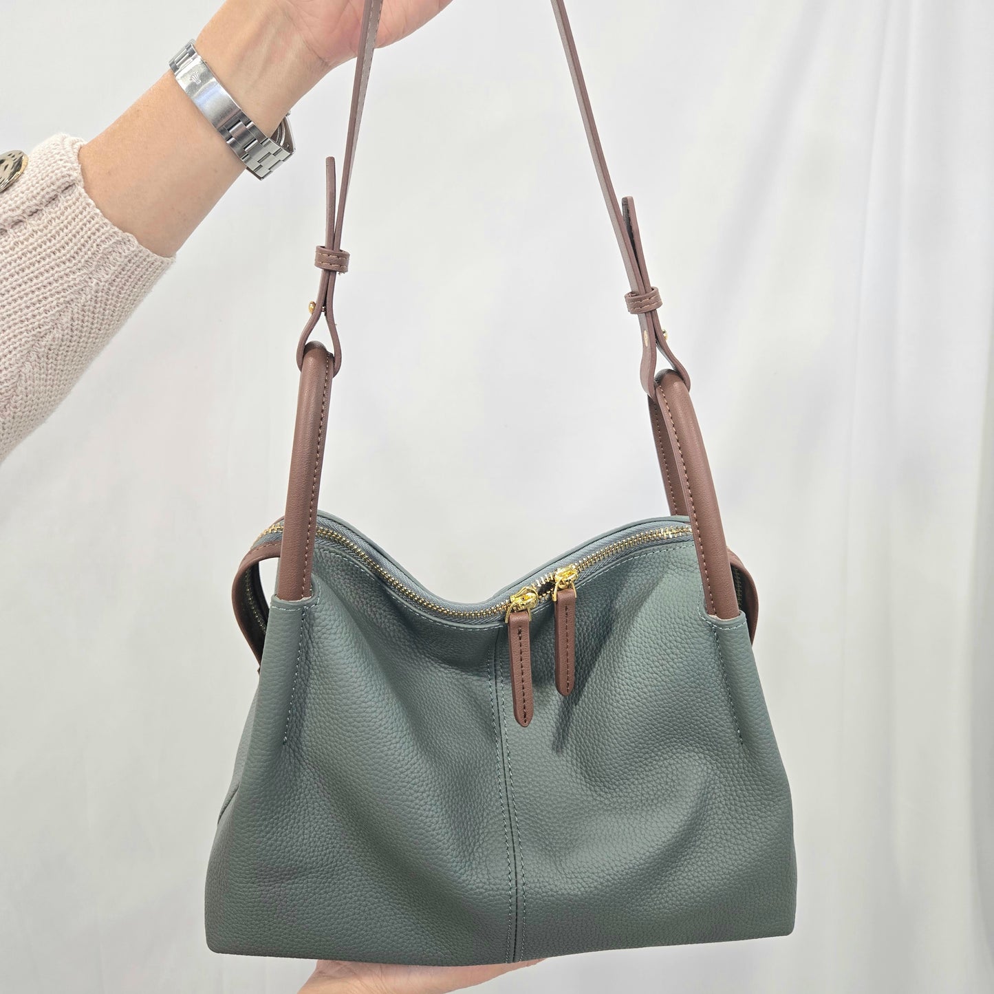 Korea Soft Pebble Leather Lindy Bag