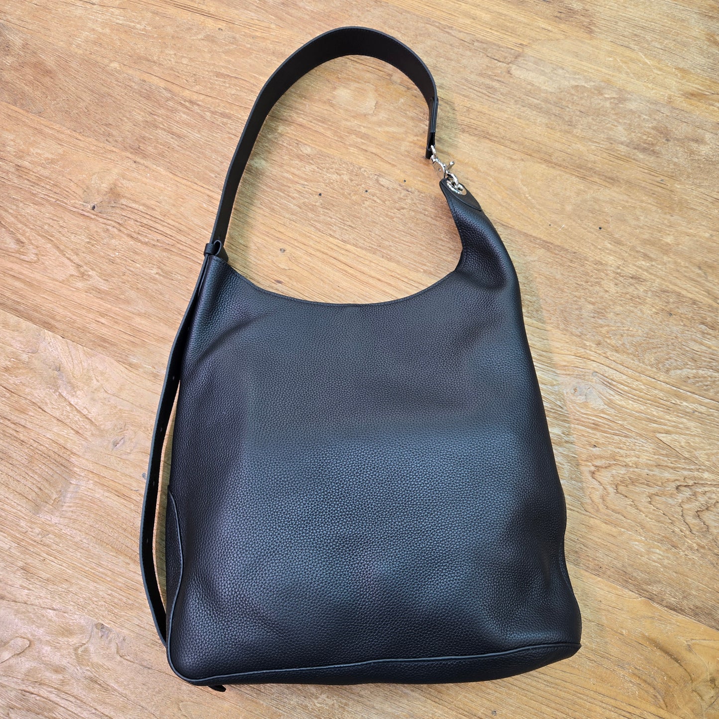 Korea Soft Pebble Leather Hobo