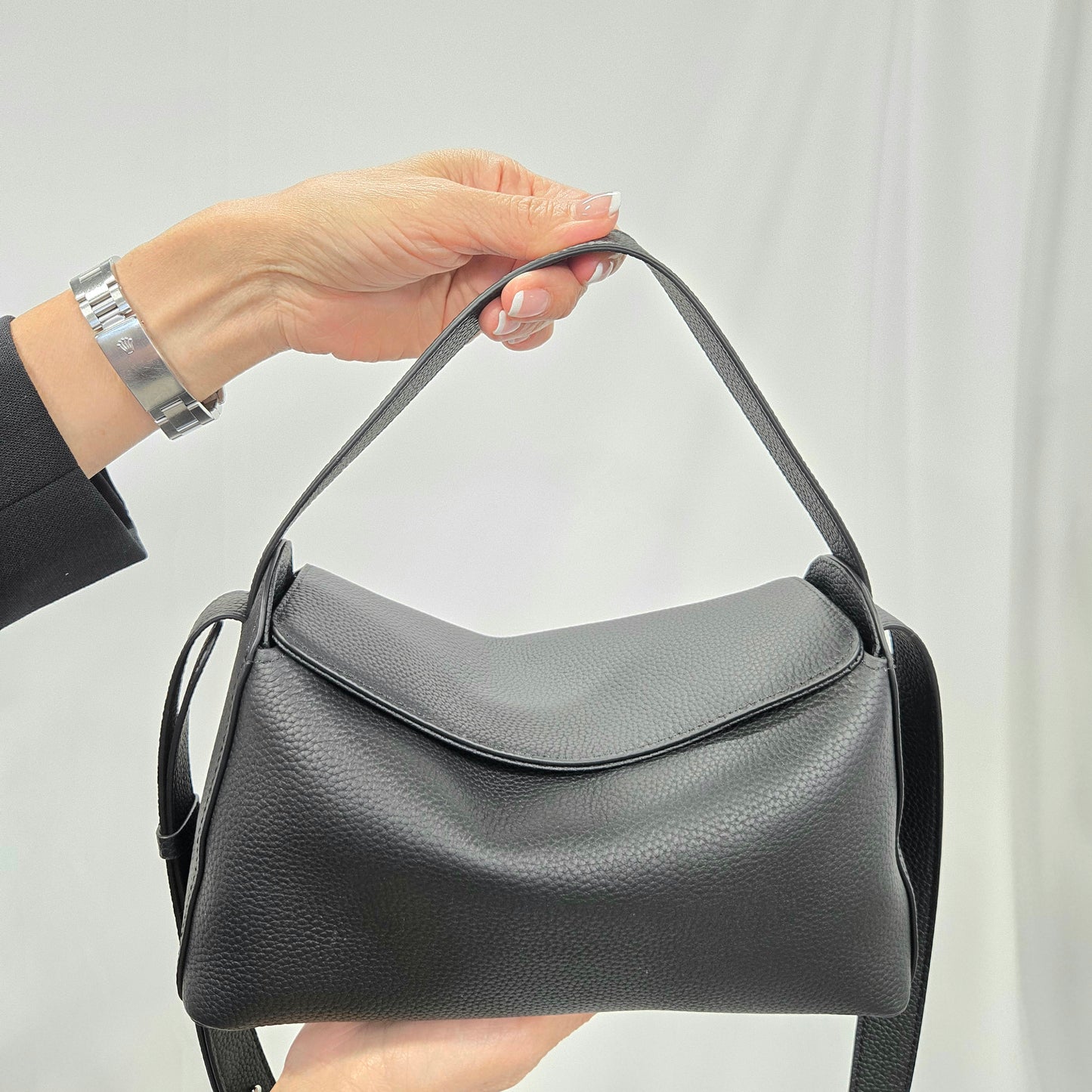 Korea Soft Pebble Leather Shoulder Bag