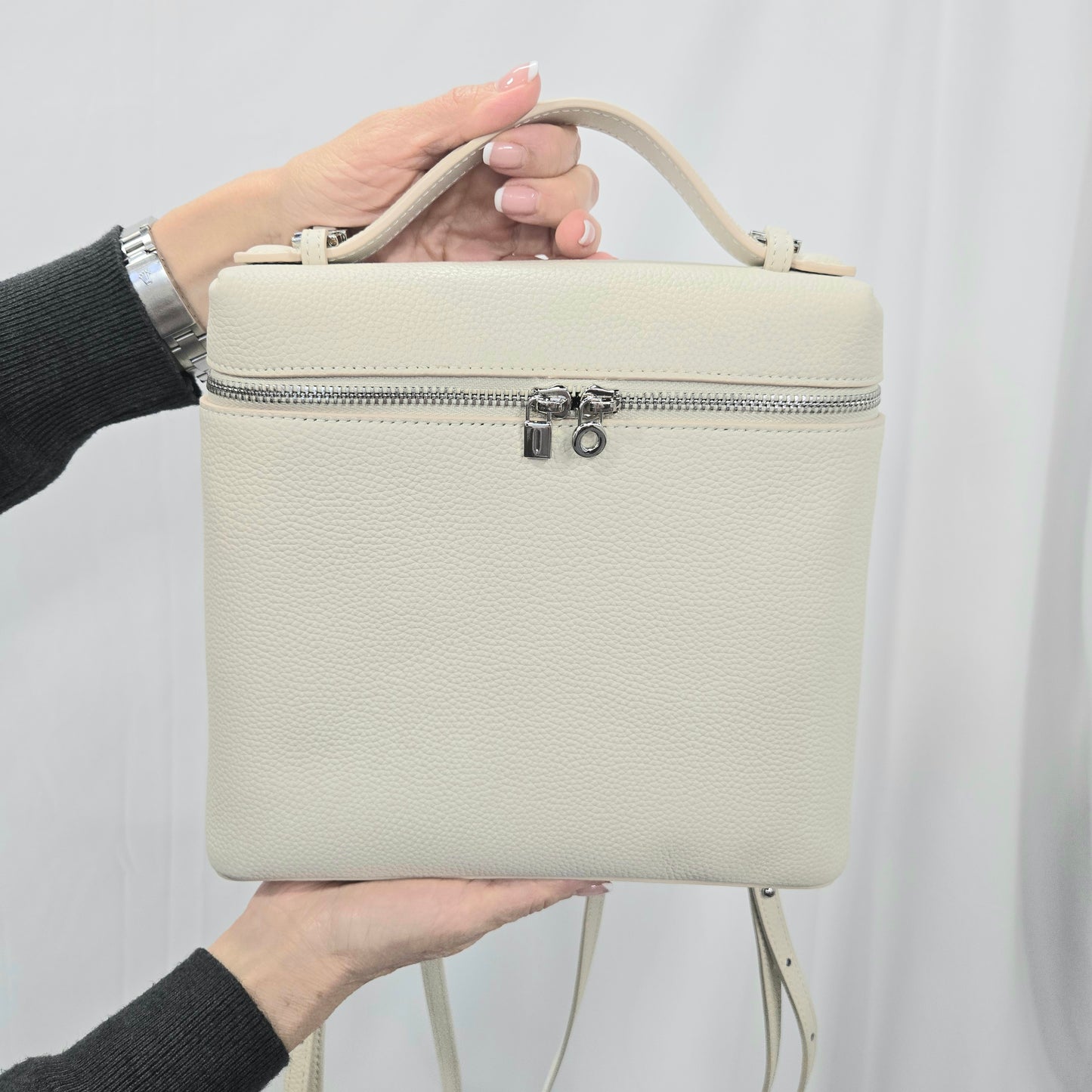 Korea Soft Pebble Leather LP Backpack