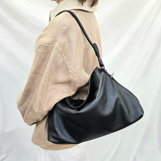 Korea Soft Pebble Leather Hobo (Large)