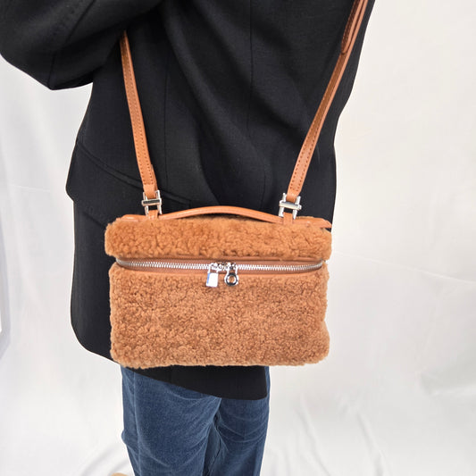 Korea Soft Pebble Leather Zipper Pouch 