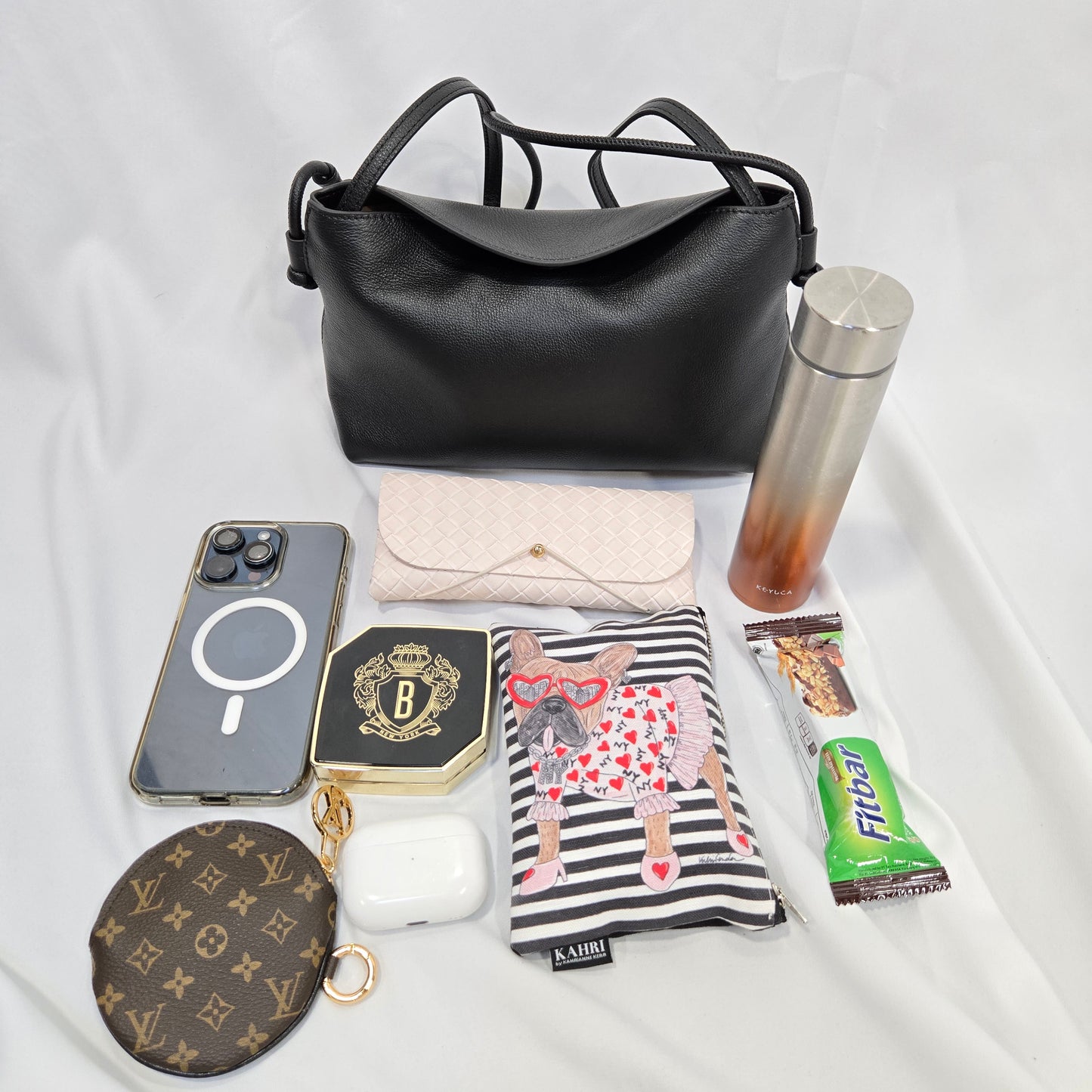 Korea Soft Pebble Leather Shoulder Bag (Medium)