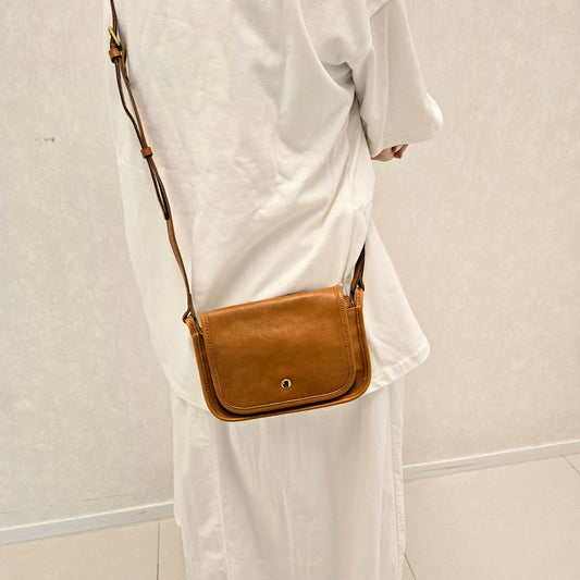 Italy Vegetable Leather Crossbody Bag
