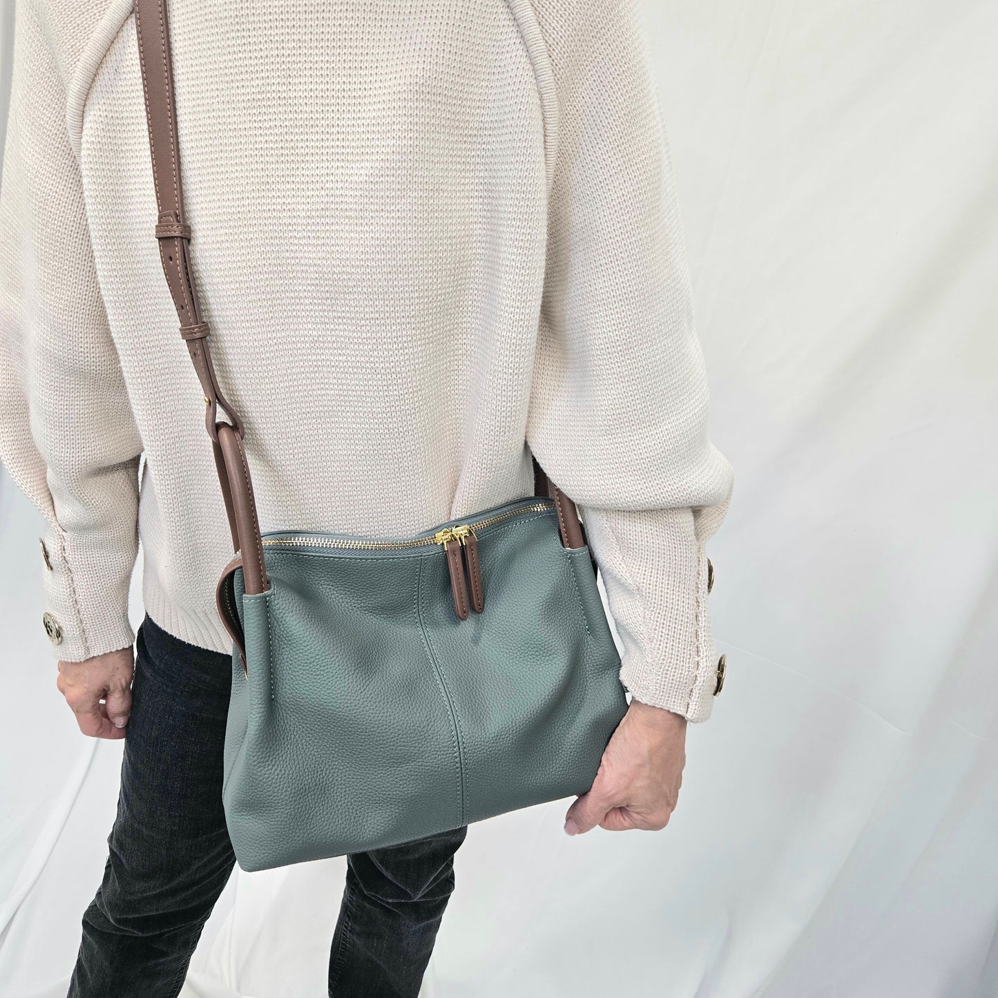 Korea Soft Pebble Leather Lindy Bag