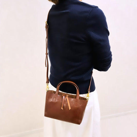 Italy Vegetable Leather Crossbody Bag