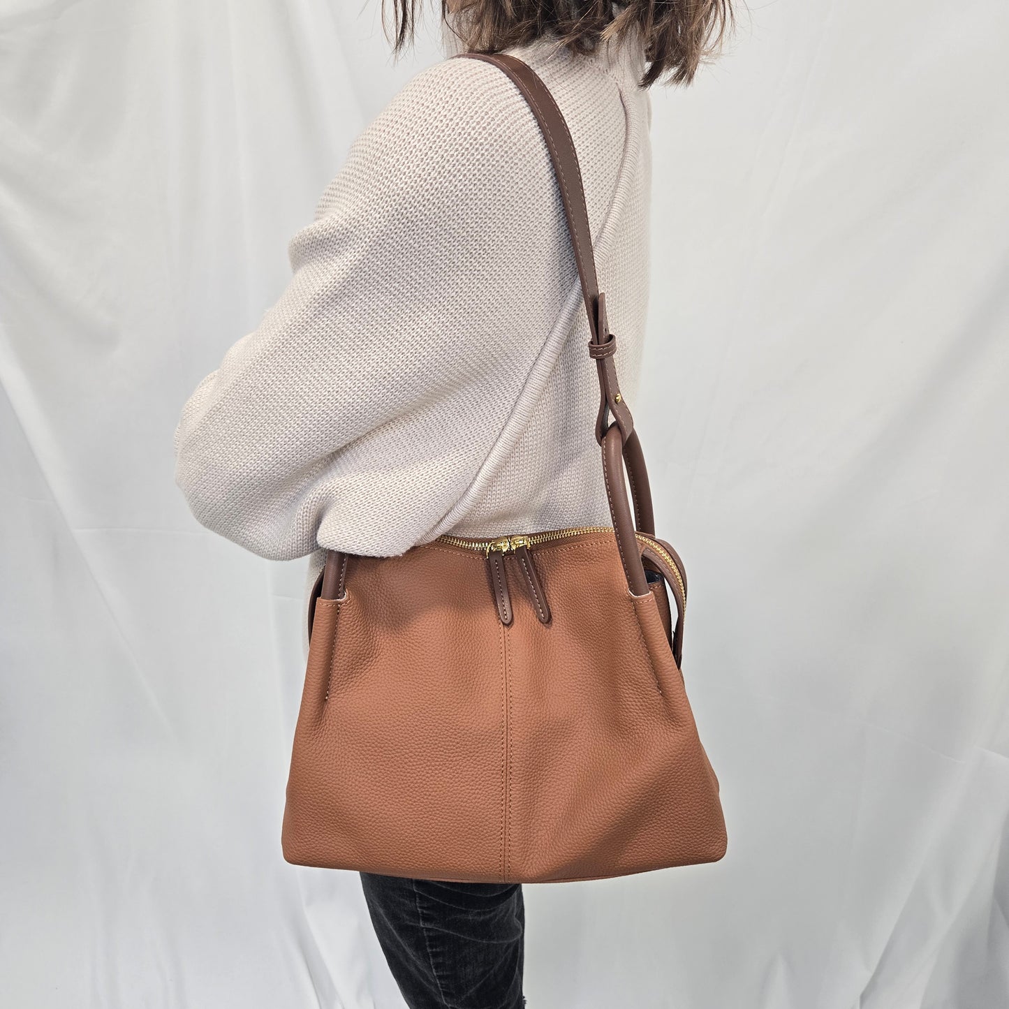 Korea Soft Pebble Leather Lindy Bag