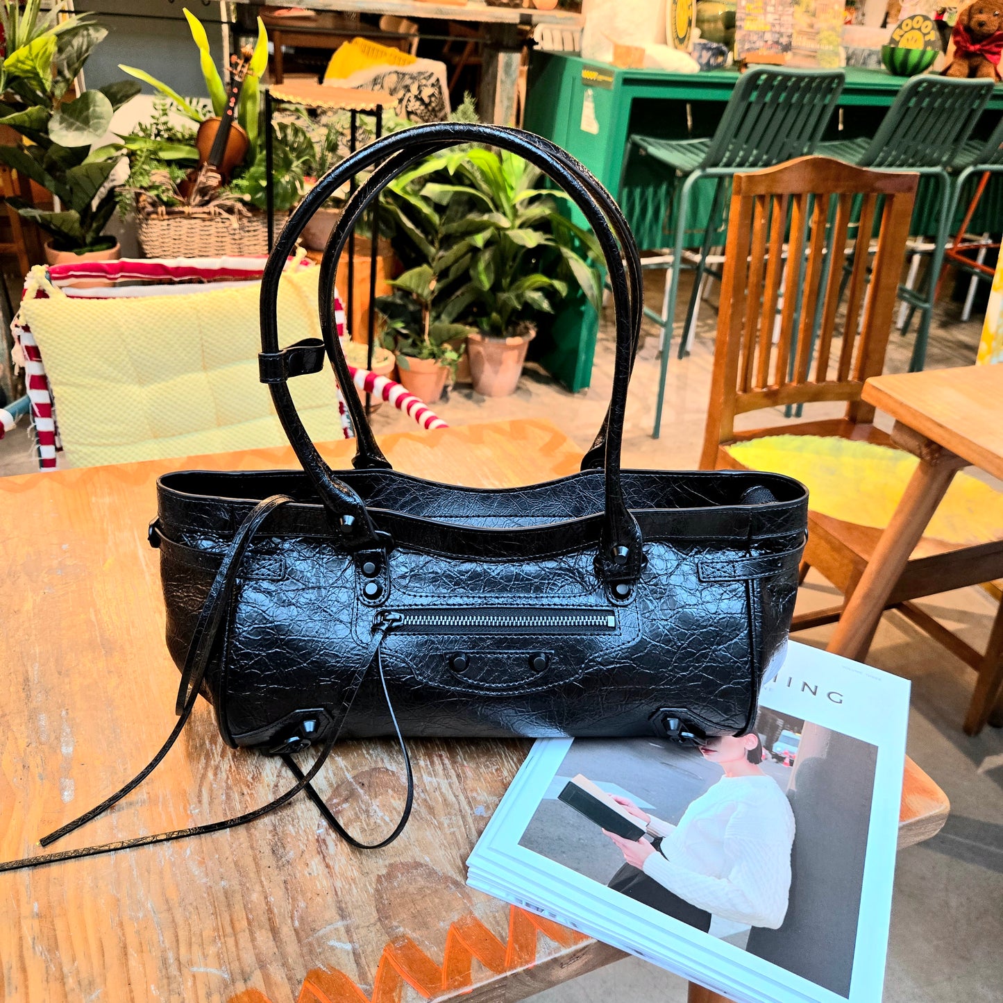 Korea Cow leather City Baguette