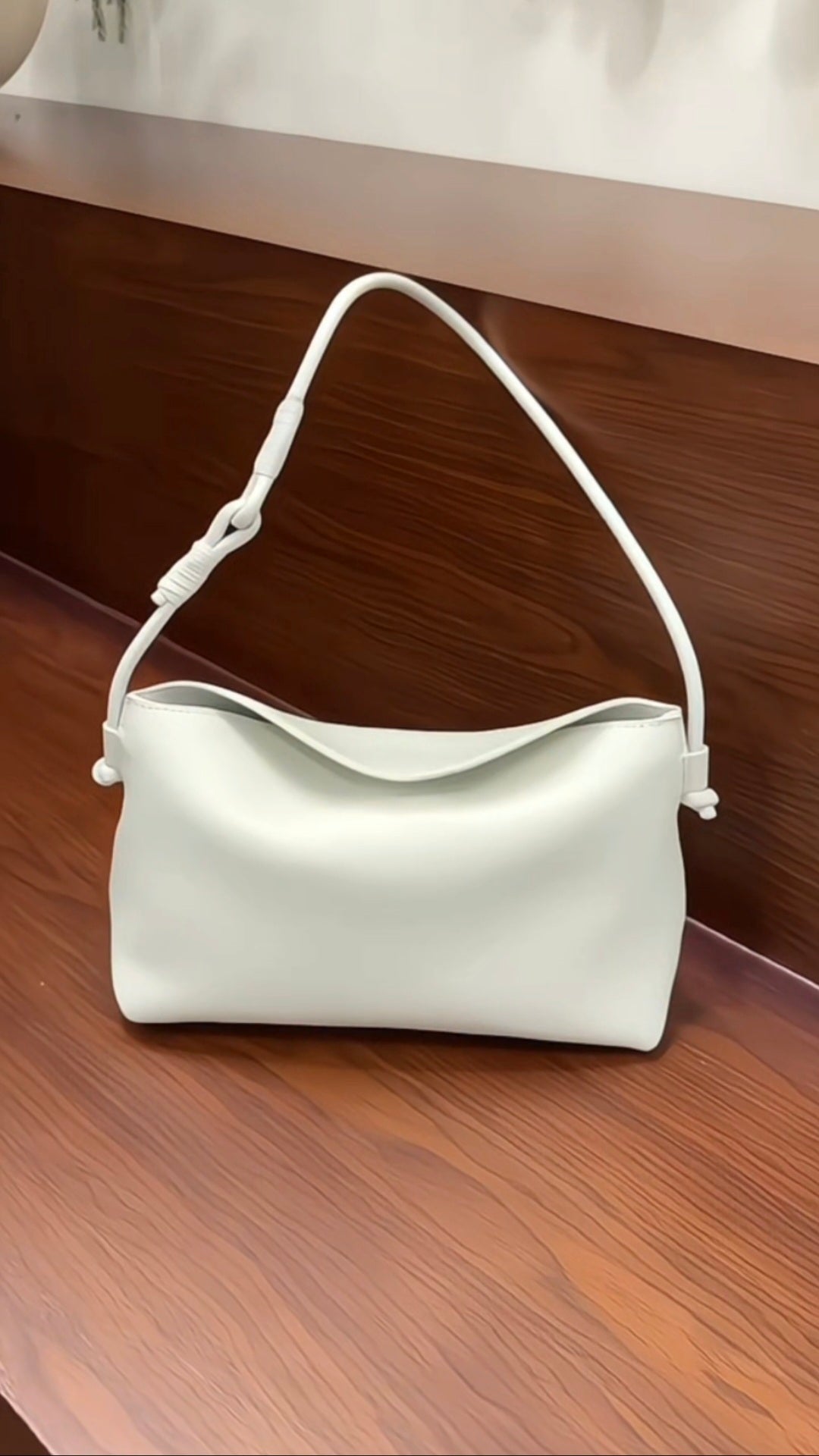 Korea Cow Leather Lilac Hobo
