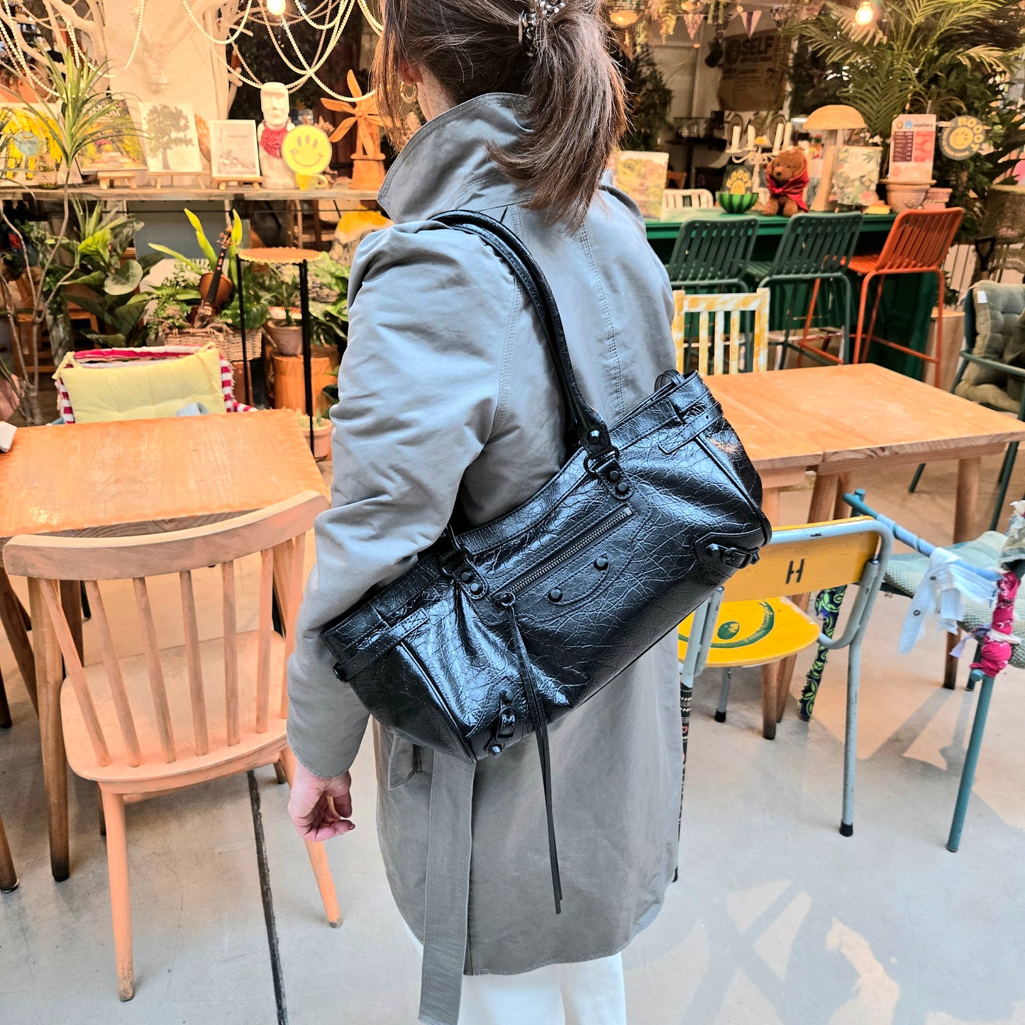 Korea Cow leather City Baguette