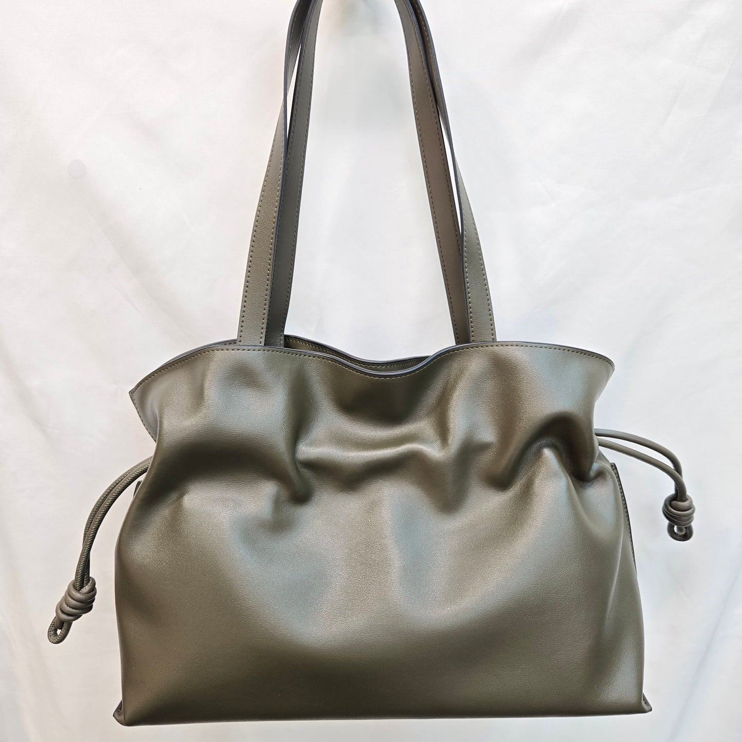 Korea Soft Calf Leather Tote Bag